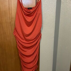 Sexy orange dress
